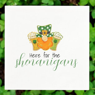 Servilleta De Papel Aquí por las travesuras St Patricks duende 