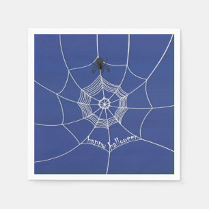 Servilleta De Papel Araña espeluznante en telaraña