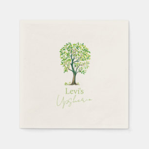 Servilleta De Papel Árbol acuático sofisticado Upsherin Upshernish