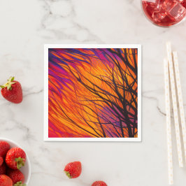 Servilleta De Papel Árbol artístico