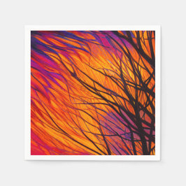 Servilleta De Papel Árbol artístico