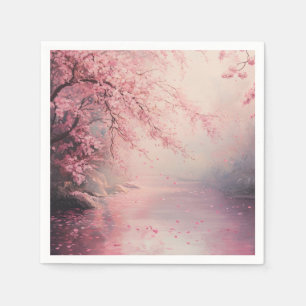 Servilleta De Papel Árbol de cerezo rosa divino