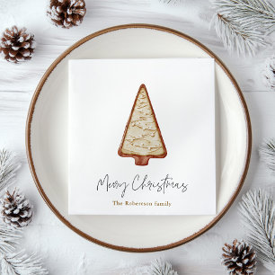 Servilleta De Papel Árbol de cookies navidades