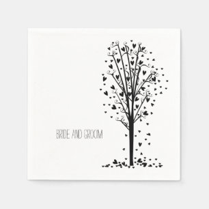 Servilleta De Papel Árbol de corazones