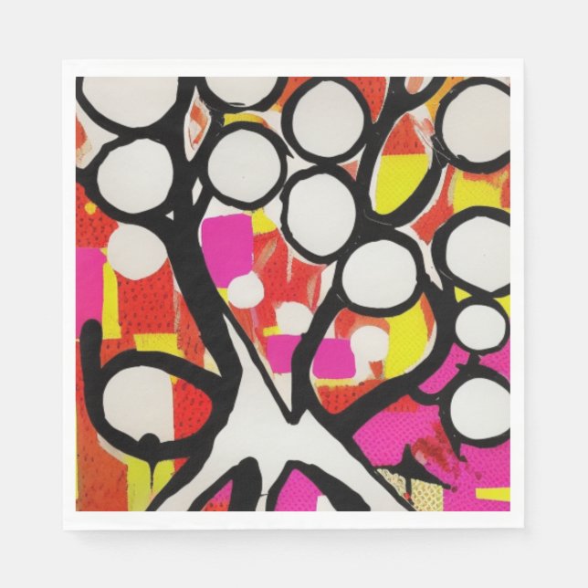 Servilleta De Papel Árbol de familia (Anverso)