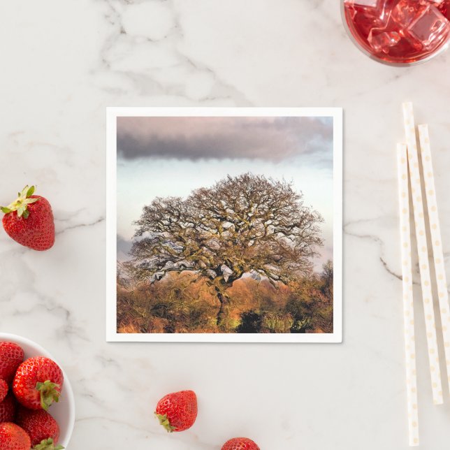 SERVILLETA DE PAPEL ÁRBOL DE INVIERNO (In situ)