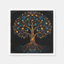 Árbol de mosaicos de vidrio templado