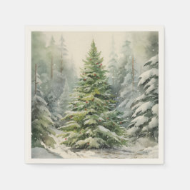 Servilleta De Papel Árbol de Navidad