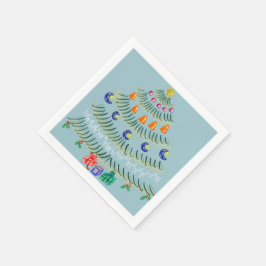 Servilleta De Papel árbol de Navidad