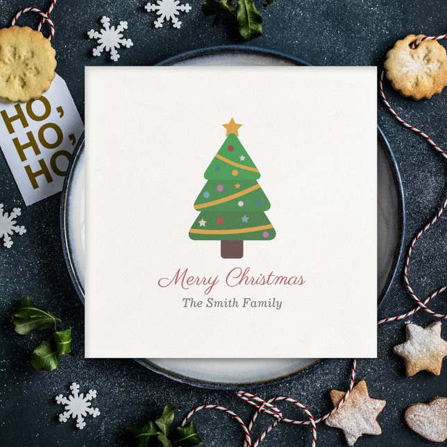 Servilleta De Papel Árbol de Navidad (Christmas Tree Napkins)