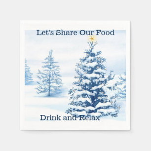 Servilleta De Papel Árbol de Navidad