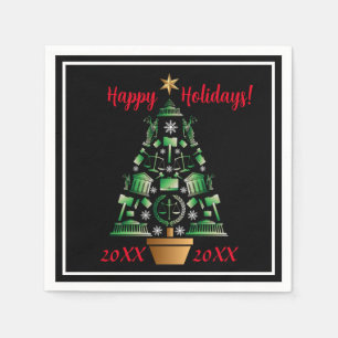 Servilleta De Papel Árbol de Navidad de Abogados Abogados