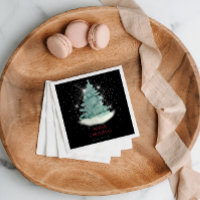 Árbol de navidad de estrella blanca verde