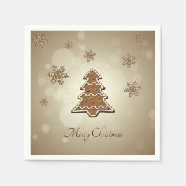 Servilleta De Papel Árbol de Navidad Gingbread