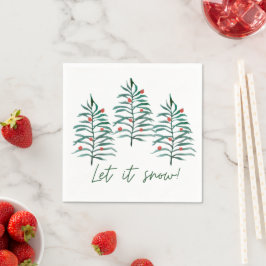 Servilleta De Papel Árbol de Navidad - Que nieve