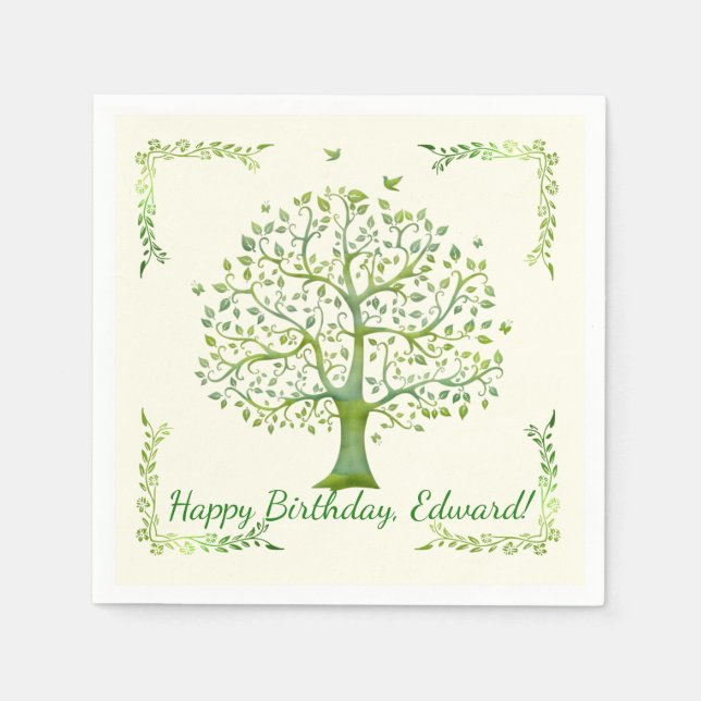 Servilleta De Papel Árbol de vida (Anverso)