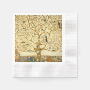 Servilleta De Papel Árbol de vida por Gustav Klimt