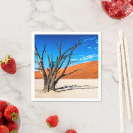 Servilleta De Papel Árbol muerto en Deadvlei, Namibia