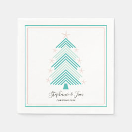Servilleta De Papel Árbol tropical de Navidad Fiesta de pez estrella r
