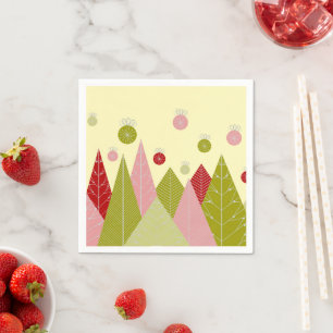 Servilleta De Papel Árboles de Navidad