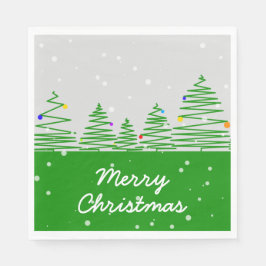 Servilleta De Papel Árboles de Navidad