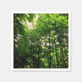 Servilleta De Papel Árboles verdes