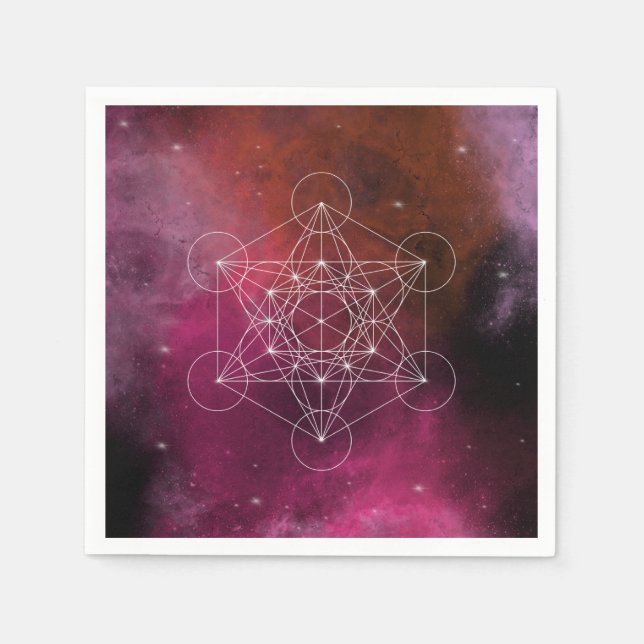 Servilleta De Papel arcángel Metatrón zen (Anverso)