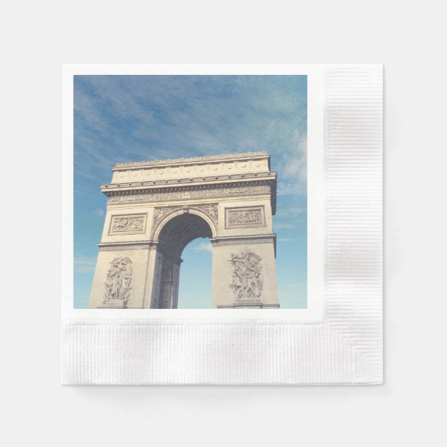 Servilleta De Papel Arco de Triunfo París (Anverso)