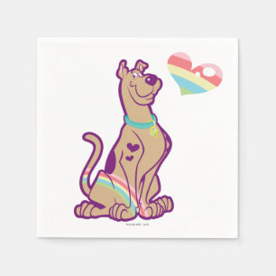 Servilleta De Papel Arco iris Scooby-Doo