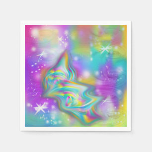 Servilleta De Papel Arco Iris Y Estrellas