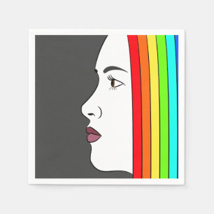 Servilleta De Papel Arcoiris