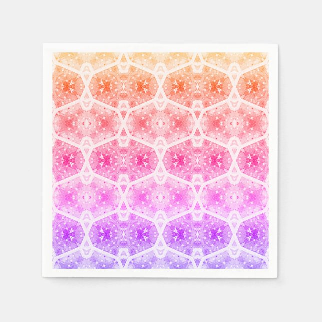 Servilleta De Papel Arcoiris (Anverso)