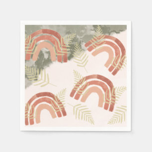 Servilleta De Papel Arcoiris 1 cumpleaños