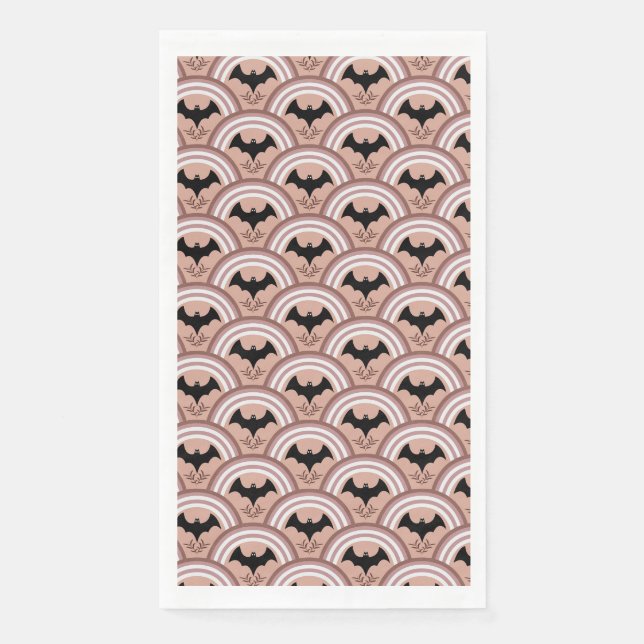 Servilleta De Papel Arcoiris de Halloween (Anverso)