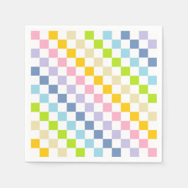 Servilleta De Papel Arcoiris pastel bajo control