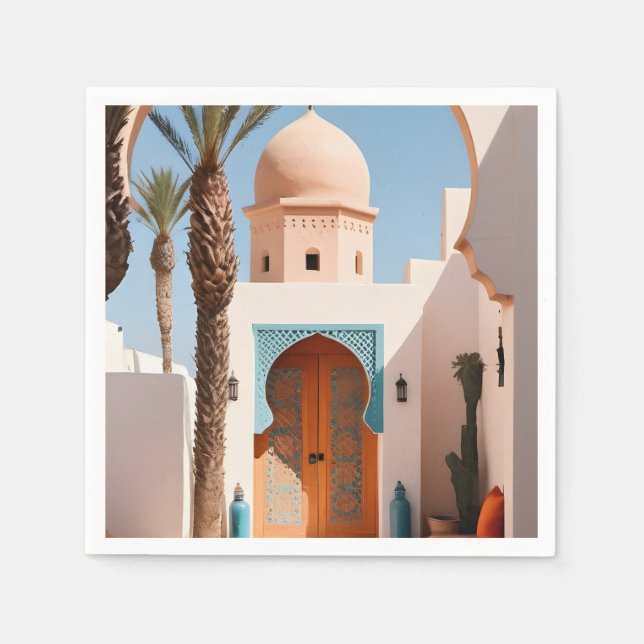 Servilleta De Papel Arcos bohemios (Anverso)