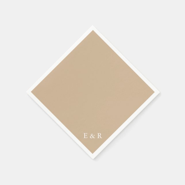 Servilleta De Papel Arena cálida - Tendencia de la moda en Londres en  (Borde)