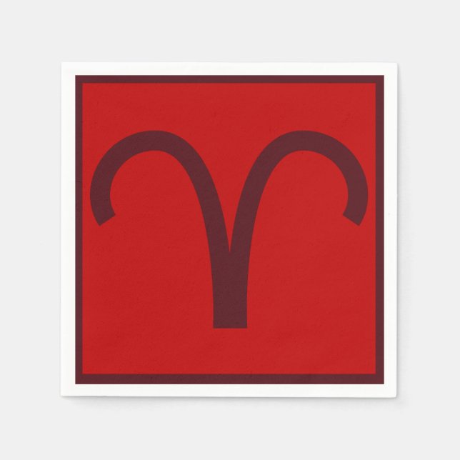 Servilleta De Papel Aries Napkins (Anverso)