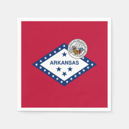 Servilleta De Papel Arkansan Flag & Seal, Flag of Arkansas