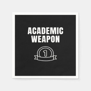 Servilleta De Papel Arma Académica - Inspiradora Tr Graciosa