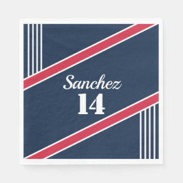 Servilleta De Papel Armada y Béisbol Rojo o cualquier deporte