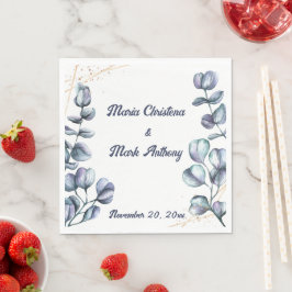 Servilleta De Papel Armonía de Flores Silvestres Bodas Personalizadas