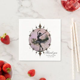 Servilleta De Papel Armonía del movimiento La bailarina en la luz de l