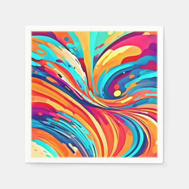 Servilleta De Papel Armonía energética en forma (Anverso)