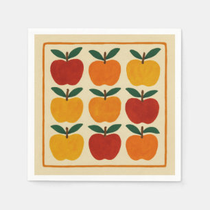 Servilleta De Papel Arreglo de Manzanas Alegre