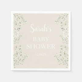 Servilleta De Papel Arriba en las nubes Baby Shower Napkins