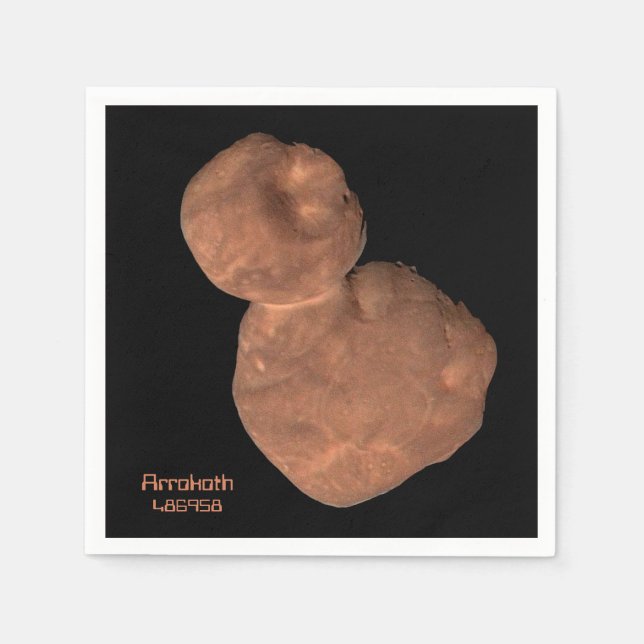 Servilleta De Papel Arrokoth Kuiper Belt (objeto) (Anverso)