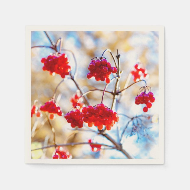 Servilleta De Papel Arrowwood Berries (Anverso)