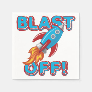 Servilleta De Papel Arruine apagado la nave de Rocket