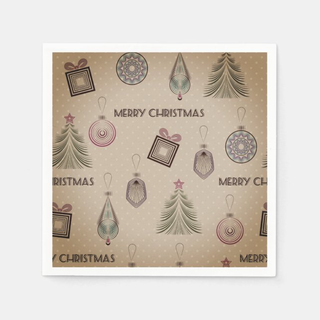 Servilleta De Papel Art Deco decoración moderna ornamental chalet arte (Anverso)